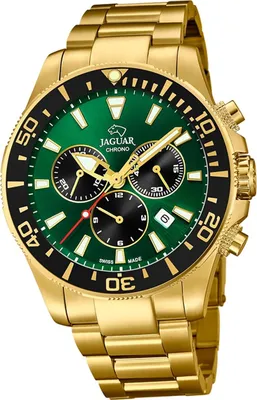 Obrázek produktu pro Pánské hodinky Jaguar z nerezové oceli Chronograph Sport gold Executive D2UJ864/1