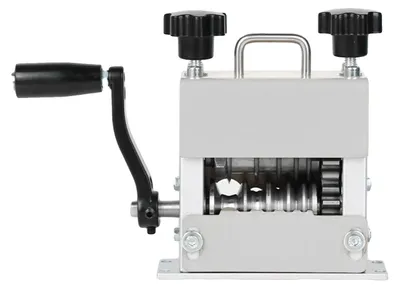 Produktbild von Drahtabisoliermaschine, manuelle und automatische Bedienung, sechs Größenkanäle, silber