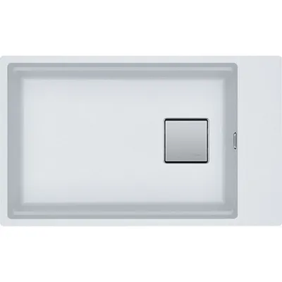 Produktbild von FRANKE KUBUS 2 KNG 110-62 Unterbauspüle / Fraganit / Glacier / Druckknopf / 80 cm