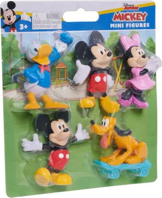 Image de Just Play Mickey Minifigure 5 unités Multicolore One Size