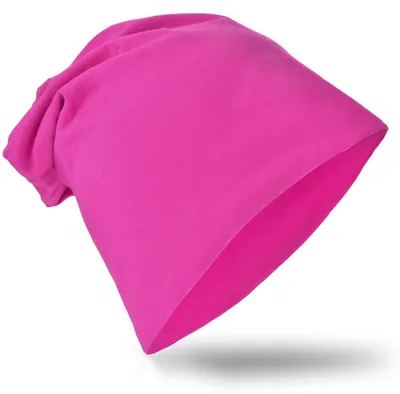 Produktbild von Kinder Beanie Unifarbe Magenta XL