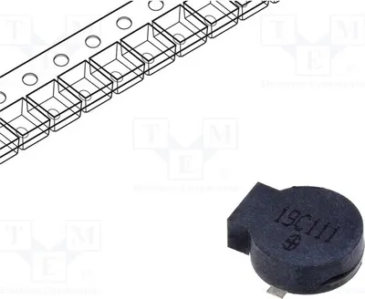Produktbild von 1x Schallwler: elektromagnetische Signalgeber SMD 2,7kHz 80mA LET9032ES-03L-2.7-1