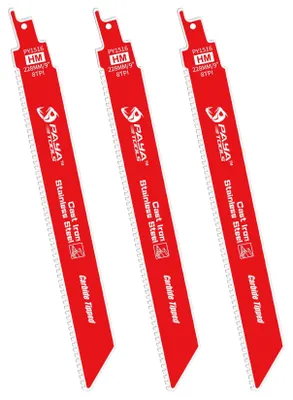 Zdjęcie produktu dla Zestaw 3 brzeszczotów do obróbki metali