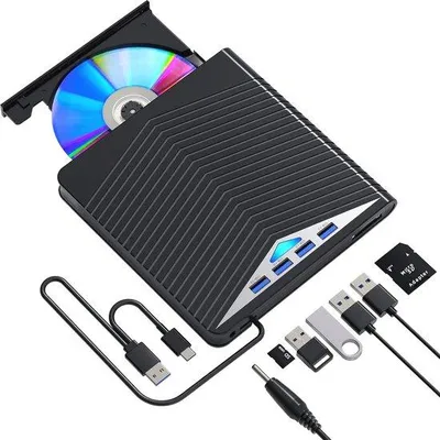 Productafbeelding van Famanu Externe Blu-ray-speler, USB 3.0 - Draagbaar en compatibel