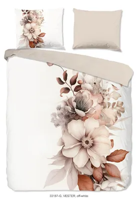 Obrázok produktu pre Dobré ráno, posteľná bielizeň "Vester" – krémová – (240x220 cm) – 100 % bavlna