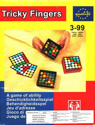 Produktbild von EDUPLAY 120-015 Tricky Fingers, bunt