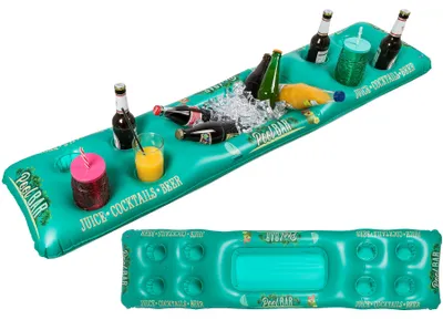 Immagine prodotto di Supporto per bevande per piscina refrigeratore gonfiabile per bevande bar per piscina bar per bevande