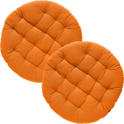 Produktbild von REDBEST Stuhlkissen rund 2er-Pack orange 37 Ø