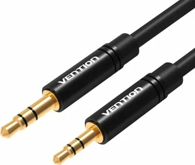 Zdjęcie produktu dla Kabel audio mini jack 3,5mm do 2,5mm AUX Vention BALBD 0,5m (czarny)
