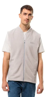 Produktbild von Jack Wolfskin Herren Light CURL Vest M Fleece-Weste, Night Blue, L
