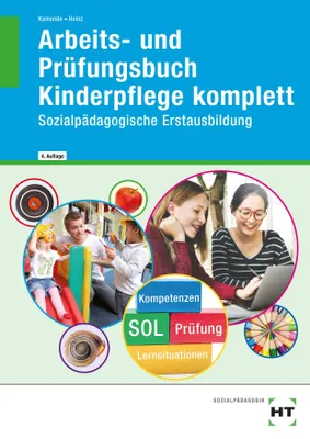 Produktbild von Arbeits- und Prüfungsbuch Kinderpflege komplett