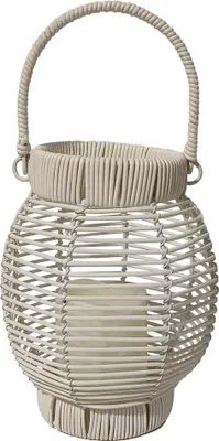 Image de Lanterne LED Versa Blanc Rotin