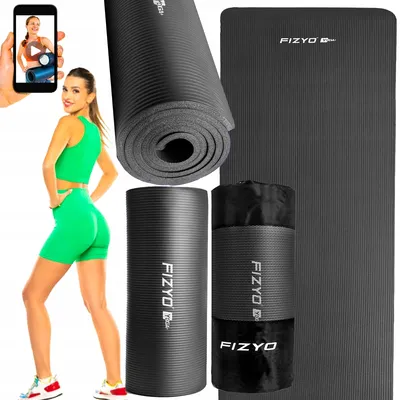 Obrázok produktu pre Hrubá Gymnastická Podložka Joga Fitness Karimatka Nbr 1Cm Xxl
