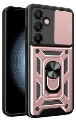 Produktbild von Hybrid Armor Camshield Hülle für Samsung Galaxy A56 - Rosa KP39807