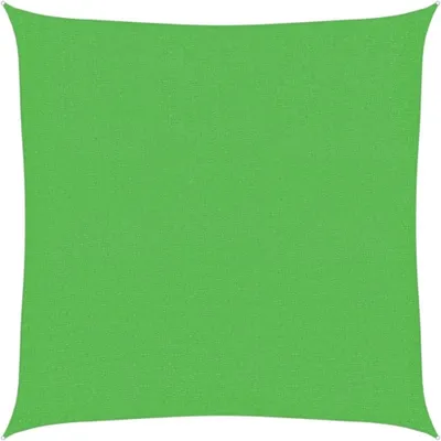 Produktbild von Quadratisches Sonnensegel 3 x 3 m in Hellgrün aus HDPE – winddurchlässiger Sonnenschutz für Garten, Terrasse, Balkon und Camping mit reißfestem Schattenspender und Befestigungsseilen