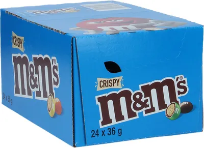 Produktbild von M&M's Crispy - Kartonware - 24x 36g