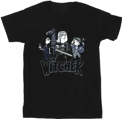 Produktbild von Netflix - "The Witcher" T-Shirt für Herren BI48363 (S) (Schwarz)