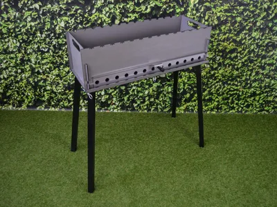 Produktbild von Schaschlik Grill, Mangal aus 4 mm Stahl (ST37) zerlegbar XXL
