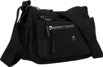 Obrázek produktu pro Peterson dámská černá crossbody kabelka z polyesteru 23x16 cm