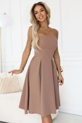 Produktbild von Kleid NUMOCO 641-2 BEIGE Größe: XL