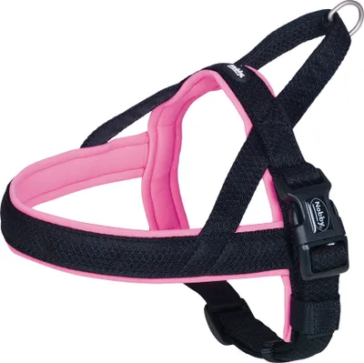 Produktbild von Nobby 80555-15, Hund, Halftergeschirr, XL, Schwarz, Pink, Nylon, Einfarbig