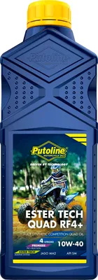 Zdjęcie produktu dla Olej silnikowy Putoline EsterTech Quad RF4+ 10W-40 4T butelka 1 litr / API SM, JASO MA2 w pełni syntetyczny