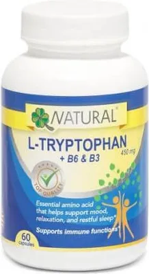 Zdjęcie produktu dla L-Tryptofan 450 mg 60 kapsułek