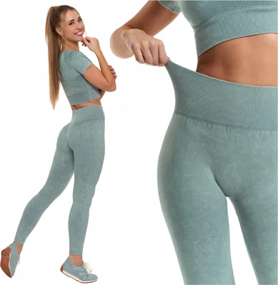 Produktbild von Damen-Sport-Leggings Hochstaatlich Blickdicht Elastisch Bequem MORAJ S/M