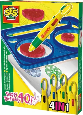 Produktbild von SES creative* 00947 - Spiral Zeichner Set Malen - Zeichnen