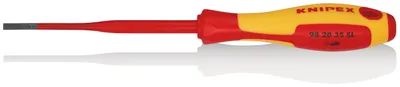Obrázek produktu pro KNIPEX KN 98 20 35 SL - Schraubendreher Mehrkomponentengriff Schlitz 3.5 mm