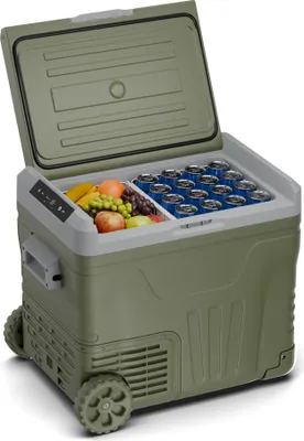 Produktbild von Klarstein PolarForce 50-Liter- Kühlbox – Elektrische Kompressor-Kühlbox mit LCD-Bedienfeld, -20°C bis 20°C, Dual Power (12V/230V), ECO-Modus, Ideal für Camping und Road-Trips, Gefrierbox