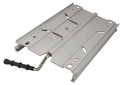 Produktbild von Sitzschiene für Bootssitze mit Arretierung, leichte & stabile Aluminium Gleitschiene zum Vor- und Zurückschieben von Sitzen in Booten & Campern