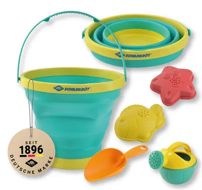 Produktbild von Schildkröt Funsports 970243, Sandspielzeug-Set, 1,5 Jahr(e), Stroh, Polypropylen (PP), Grün, Rot, Gelb, Orange