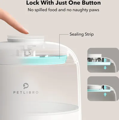 Obrázok produktu pre Petlibro Air, Automatické kŕmidlo, Biela, Mačka, 2 L, AC, 100 - 240 V