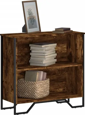 Produktbild von "2026 Promotion" Bücherregal - Standregal - Aktenregal - Räuchereiche 80x31x74,5 cm - Holzwerkstoff - Wohnzimmerschrank CC30636