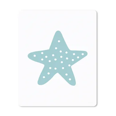 Produktbild von MuchoWow® Mauspad Mousepad Stern - Punkte - Pastell - Mädchen - Jungen - Kinder 30x40 cm - Mousepads - Maus Mat - Pad - Mausunterlage - Mausmatten