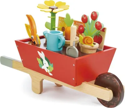 Zdjęcie produktu dla Tender Leaf Toys Garden Wheelbarrow Set, Ogród, 3 lat(a)