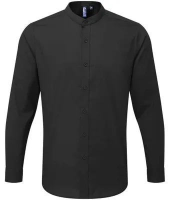 Immagine prodotto di Premier - Camicia con colletto da uomo a maniche lunghe LT3146 (XS) (Nero)