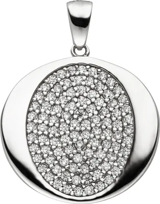 Produktbild von JOBO Anhänger 925 Sterling Silber 93 Zirkonia Silberanhänger