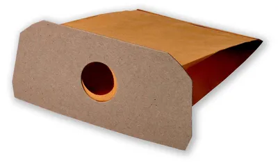 A single vacuum cleaner bag is shown against a white background.