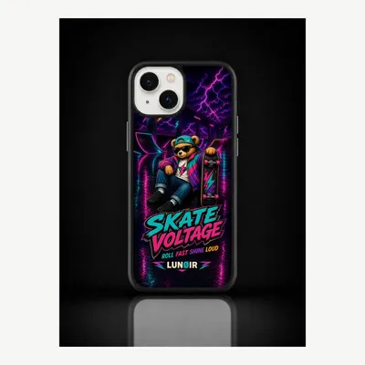 Produktbild von iPhone 14 Hülle Handyhülle Schutzhülle Case mit Skateboard Motiv – LUNØIR ©