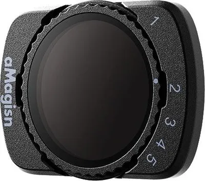 Immagine prodotto di INF Filtro ND regolabile per DJI Pocket 3, ABS+Vetro, 1-5 stop, 1 pezzo