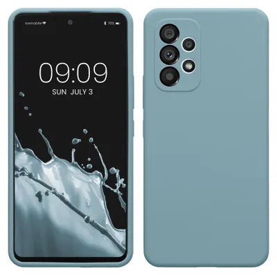 Produktbild von kwmobile Handyhülle für Samsung Galaxy A53 5G Hülle - Case Silikon - Kabelloses Laden - Schutzhülle Cover in Antique Stone