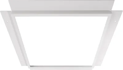 Immagine prodotto di Cornice interna 300x300 mm bianca per gesso per pannello LED