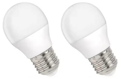 Productafbeelding van Spectrum LED Kogellamp P45 E27 Mat - 4W 340lm 4000K - Neutraalwit - Vervangt 31W - 2 stuks