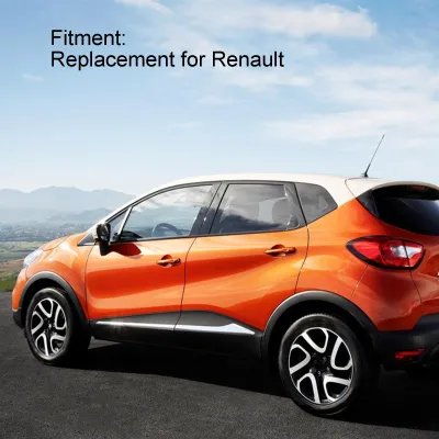 Obrázek produktu pro Bezdrátový klíčenka od auta PCF7961M 433 MHz 3 tlačítka citlivá černá náhrada pro Renault