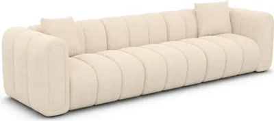 Produktbild von Strukturstoff 3-Sitzer Couch Amoria Creme