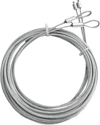 Imagen del producto de Juego de bisagras para puertas de garaje, 2 unidades, 2,8 m x 3 mm, fabricadas en acero galvanizado, para puertas de garaje