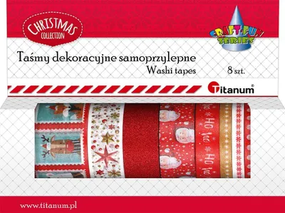 Image de Rubans décoratifs de Noël 8pcs Titanum