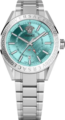 A studio shot of a men's watch.